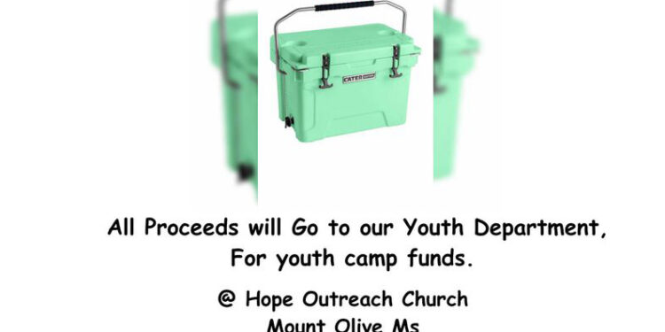 Purchase a Chance on a CaterGater Cooler from Youth of Hope Outreach Church