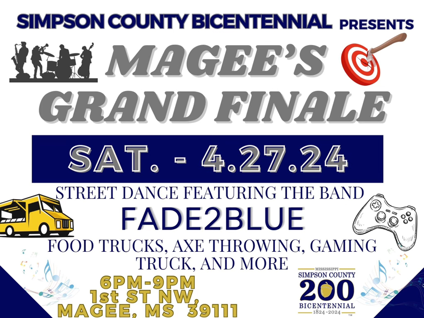 Only ONE Event left for Magee’s Bicentennial.