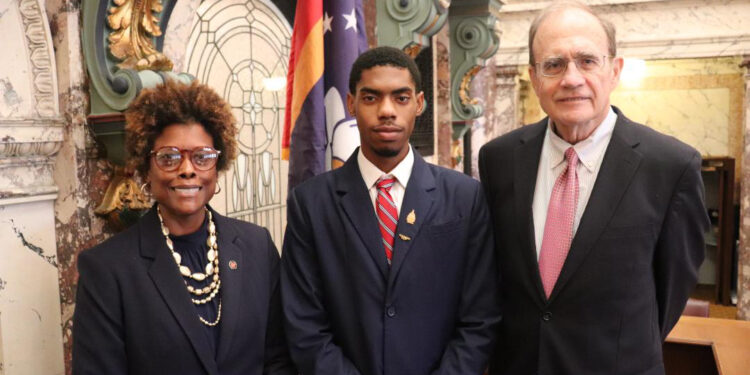 Marcus Stewart Allen II of Mendenhall recently served as a page for the Mississippi Senate