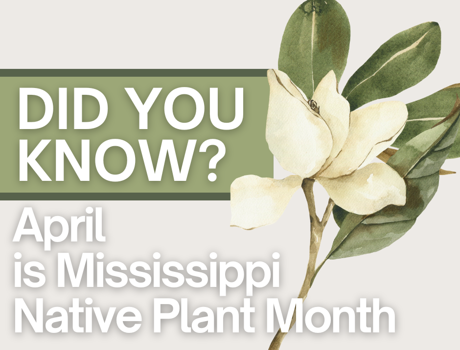 April Marks Mississippi Native Plant Month 