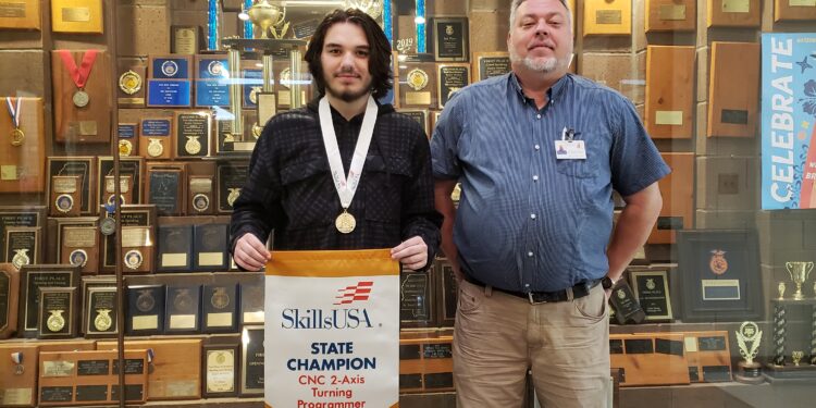 Colby Wilmut Takes Gold at MS SkillsUSA 2024 State Championship