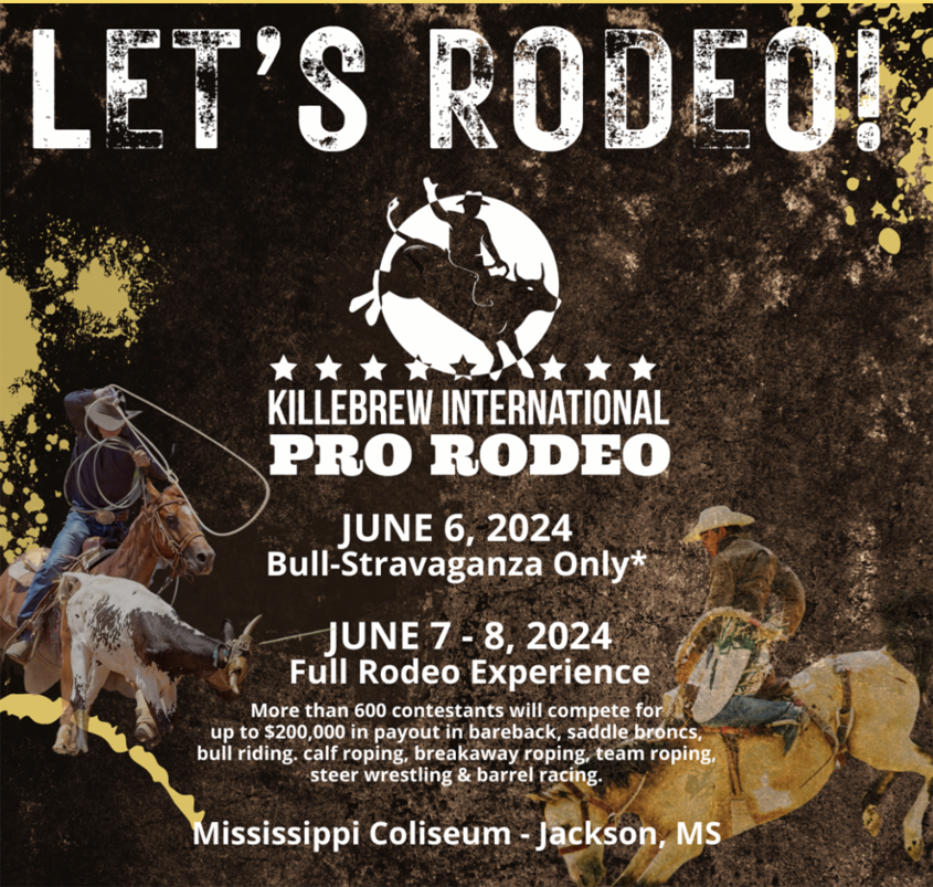 Let’s Rodeo! MS Coliseum June 6-8