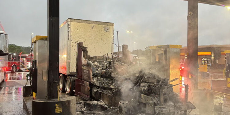 18 Wheeler Fire @ Love’s Truck Stop May 13, 2024