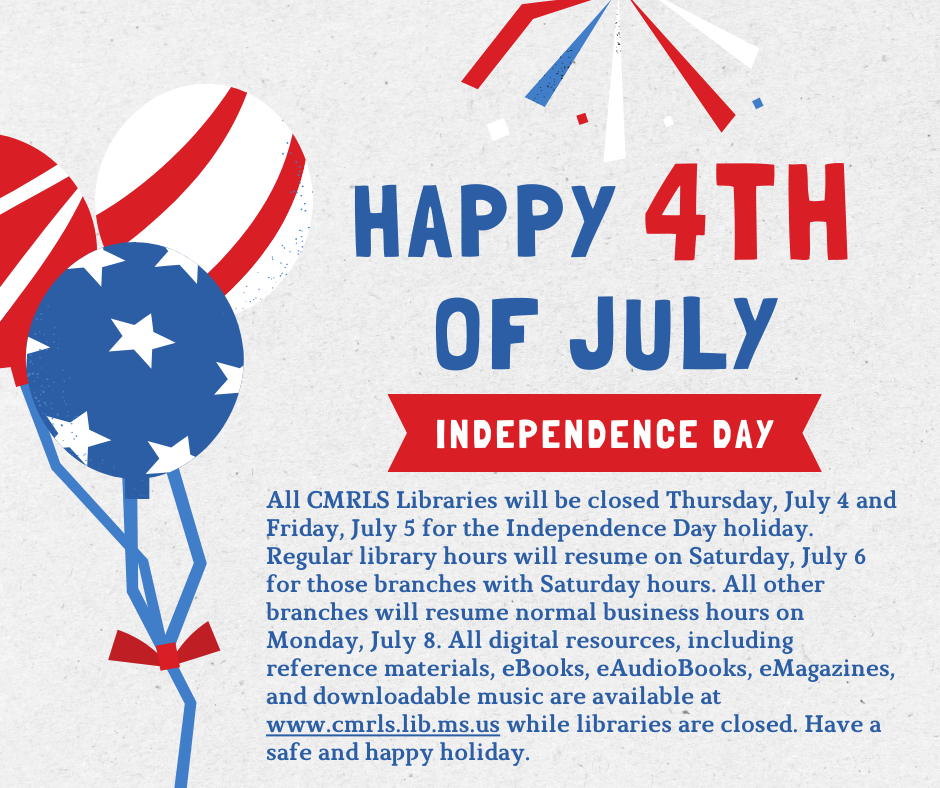 CMRLS Closing for July 4, 2024
