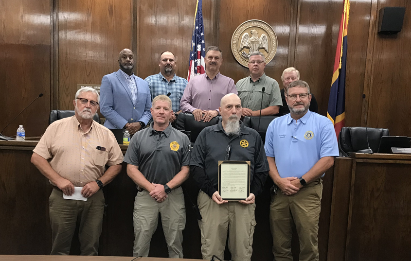 Edward Hartwig Recognized at Board of Supervisors Meeting