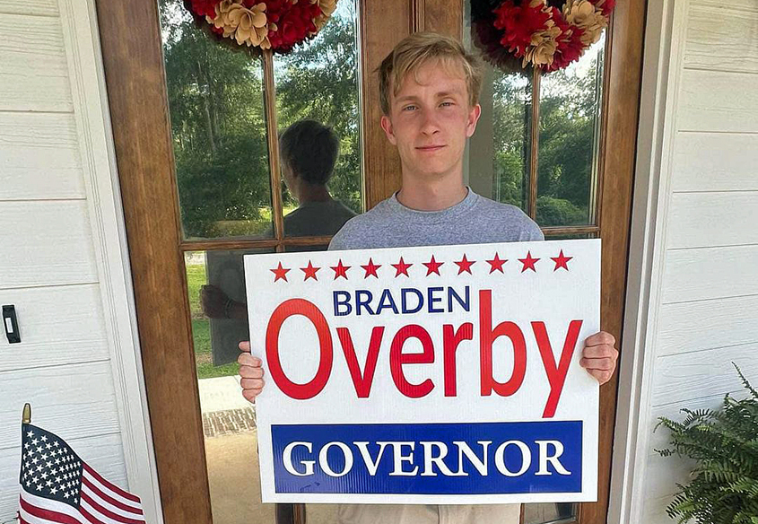 Braden Overby Chosen Governor of Boys State!