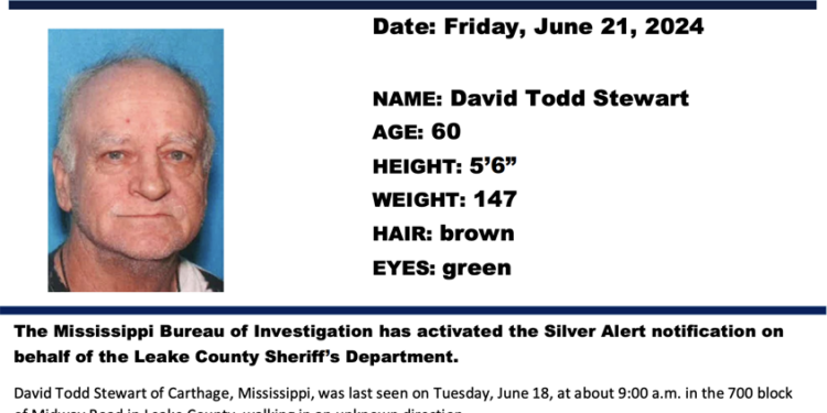 Silver Alert for an At-Risk Missing Person