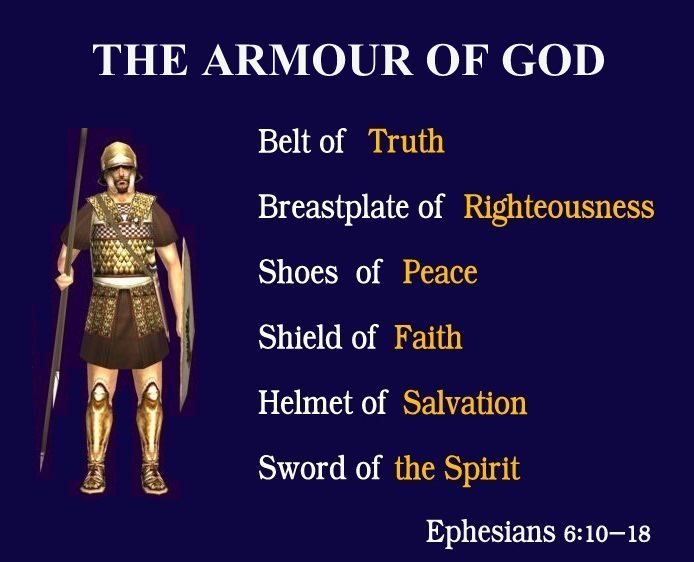 Put on the full armor of God. By Sharon Womack - MageeNews.com