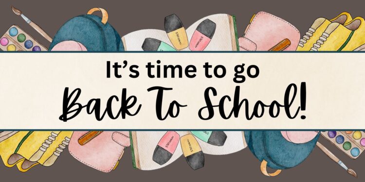 School is in session!