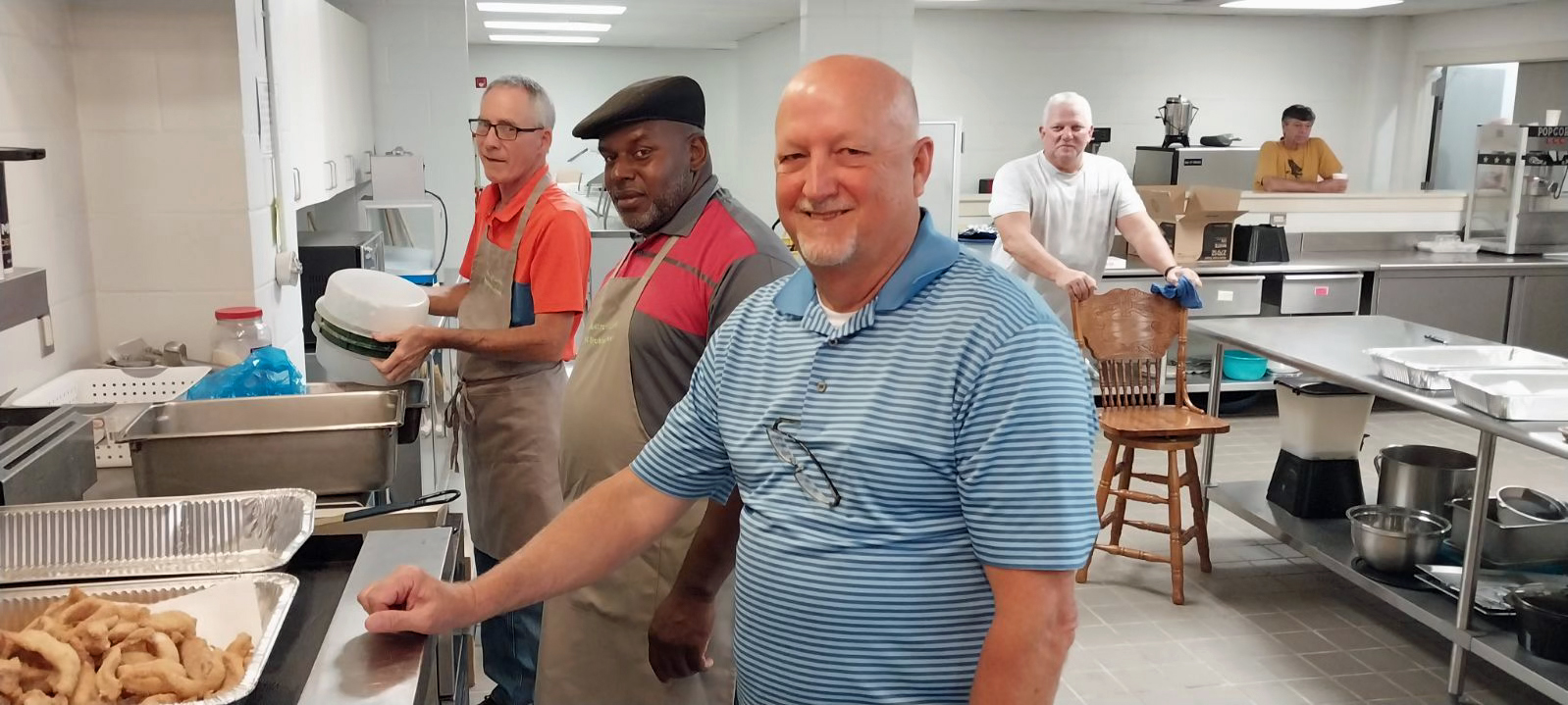 Frying Up Food,  Fun, and Fellowship — FBC Brotherhood