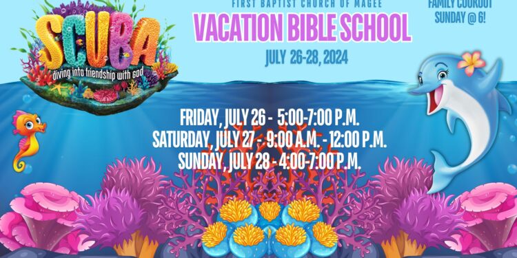 Dive into VBS at FBC Magee this weekend!