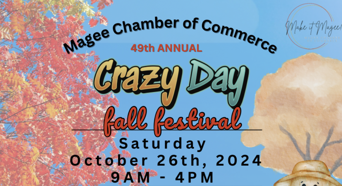 49th Annual Crazy Day Fall Festival, Saturday, October 26, 2024!!!