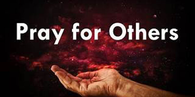 Instead of judging people, pray for them.  By Sharon Womack