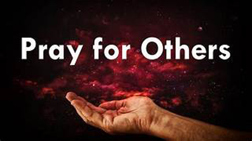 Instead of judging people, pray for them. By Sharon Womack