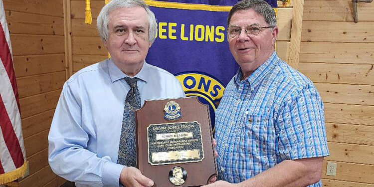 Tommy Meador Chosen for the Lions International Melvin Jones Award