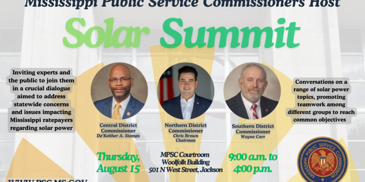 Mississippi Public Service Commissioners Host Solar Summit