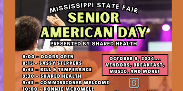 October 9, 2024 Senior American Day @ MS State Fair
