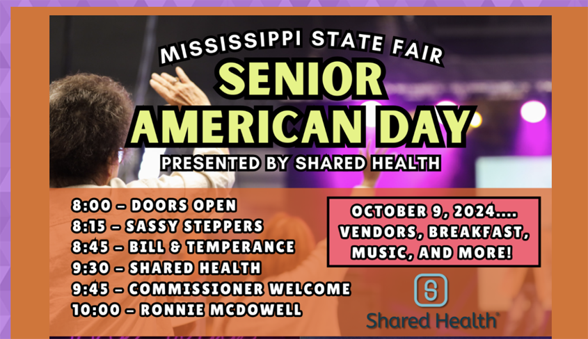 October 9, 2024 Senior American Day @ MS State Fair