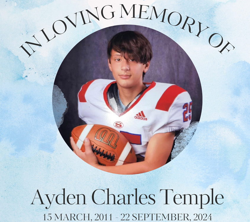 Prayers for Ayden Temple’s Family & Friends