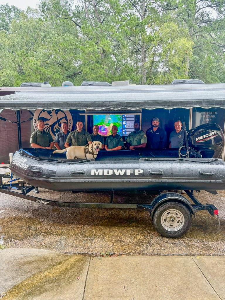 Mississippi Department of Wildlife, Fisheries, and Parks Special Response Team Ready for Hurricane Francine