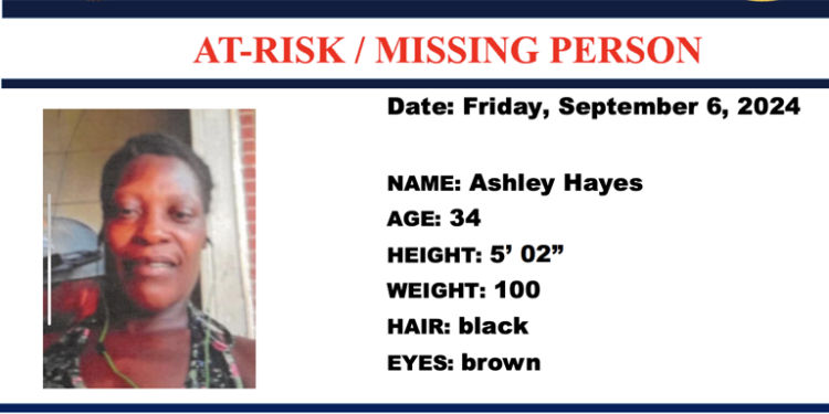 Silver Alert —-Ashley Hayes—CANCELED