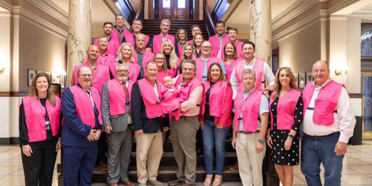 MDWFP and American Cancer Society Pink out the Hill in celebration of Blaze Pink Legislation and Breast Cancer Awareness