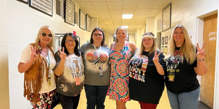 Disco Day at Mendenhall High School
