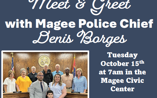 Meet & Greet with Magee Police Chief