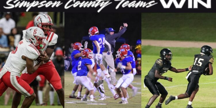 Simpson County Football Teams Win Big This Week