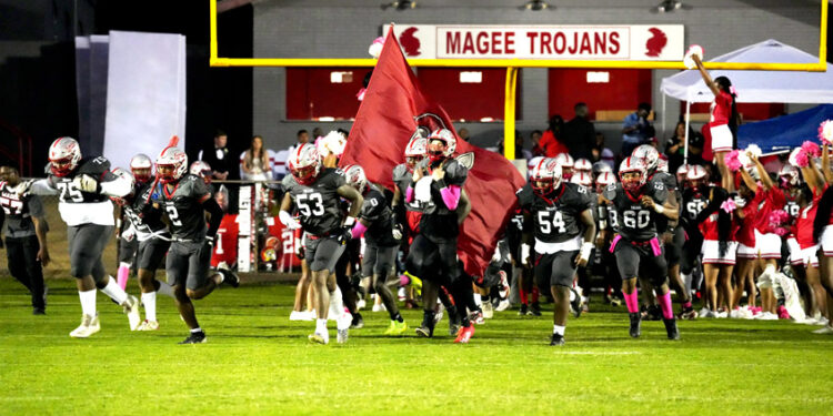 Magee Crushes Crystal Springs 47-6