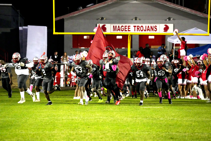 Magee Crushes Crystal Springs 47-6
