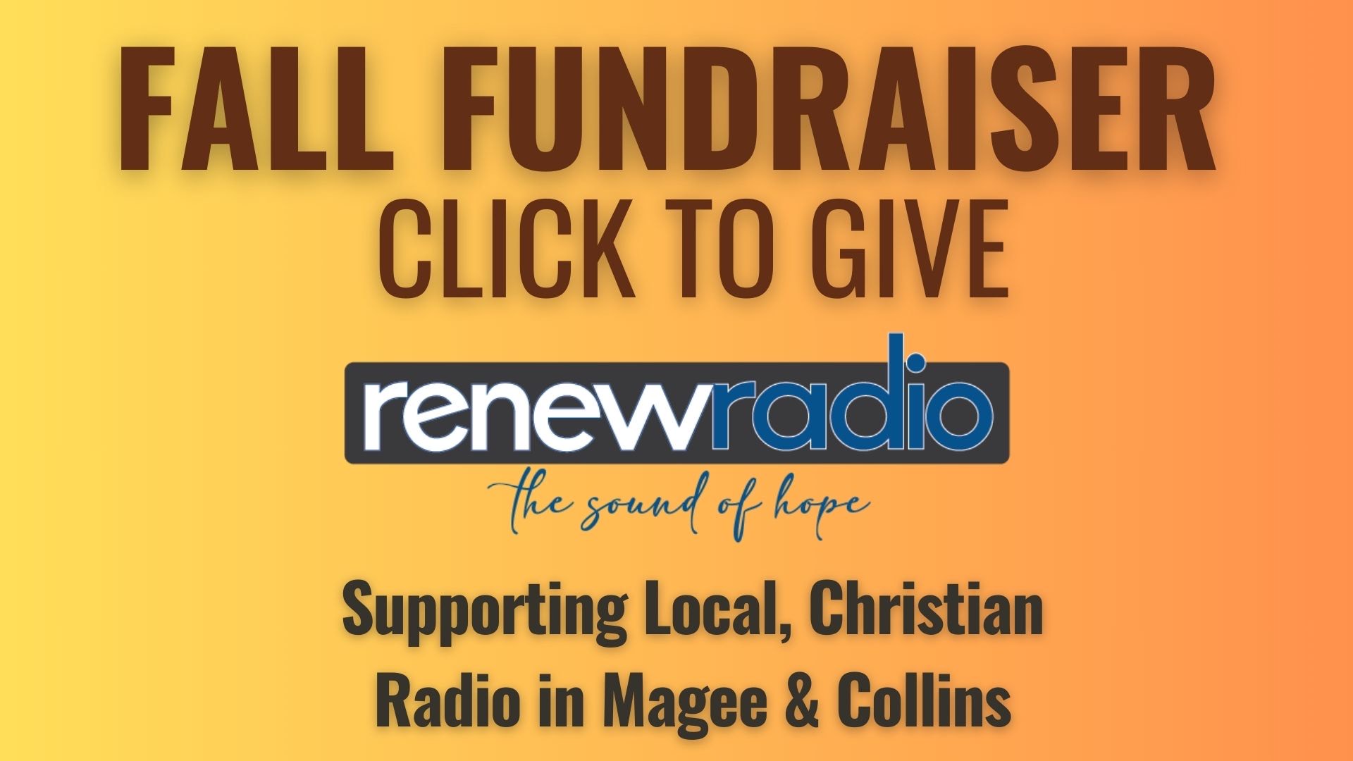 Fall Fundraiser