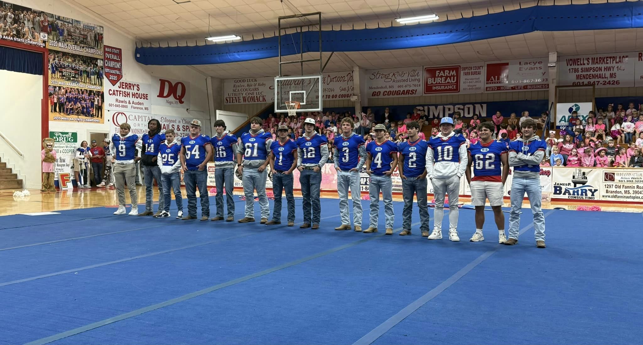 Simpson’s Seniors Win Final Home Game, Team Prepares to Face Leake