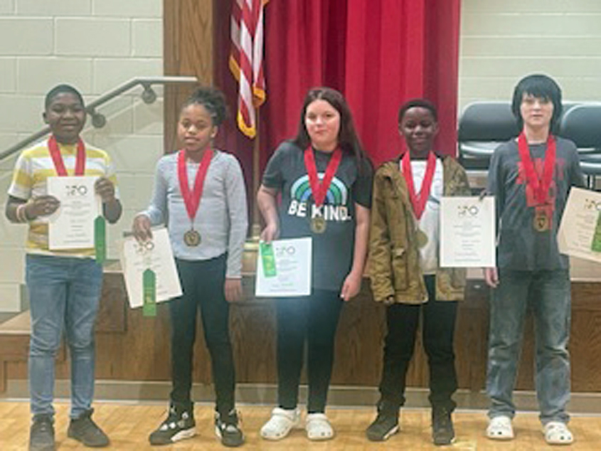 Magee Elementary Spelling Bee Winners