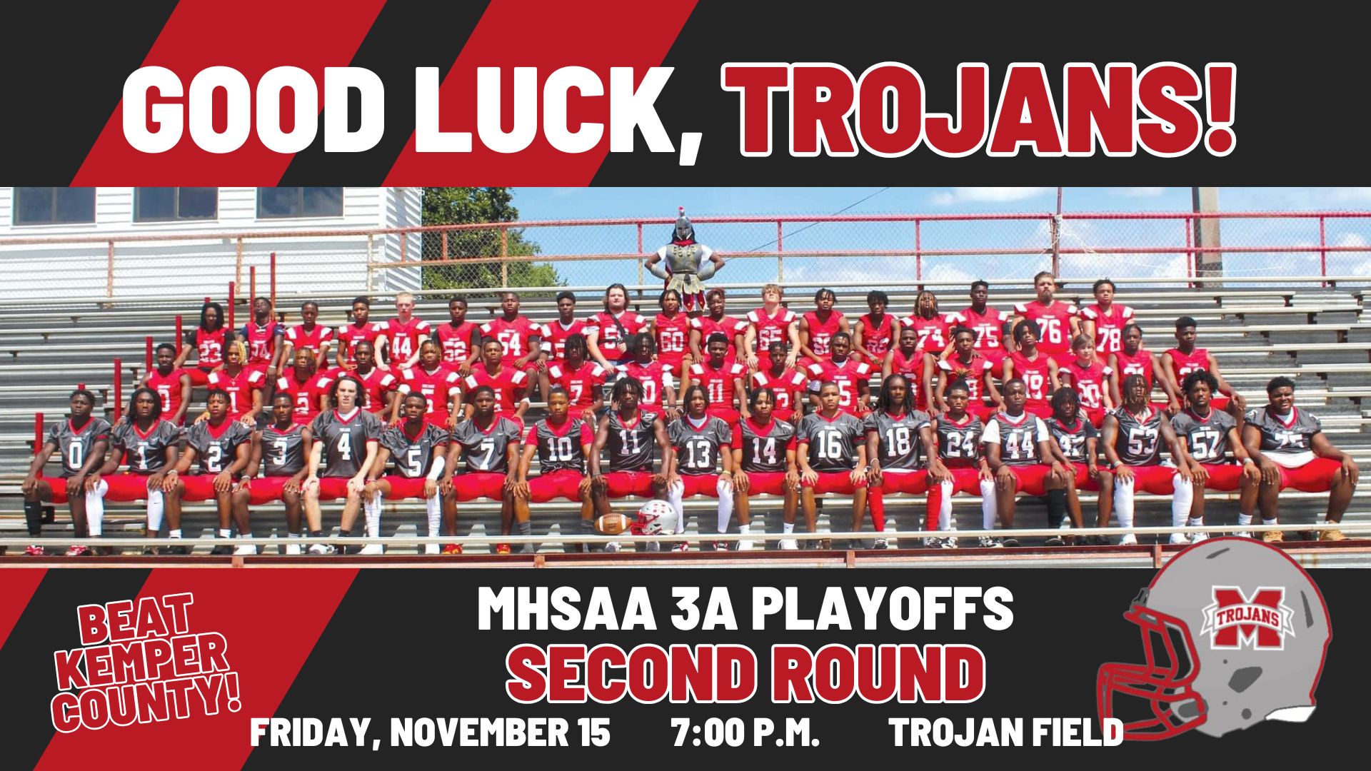 Good Luck, Trojans!