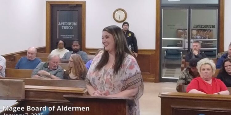 Magee Board of Alderman – January 7, 2025