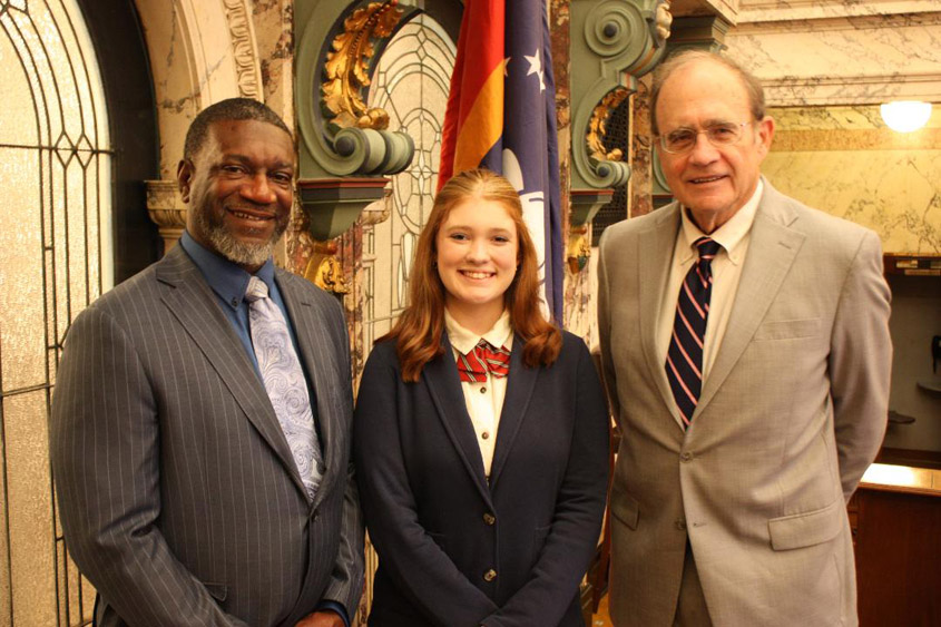 Analeigh Kilgore Assists @ State Capital