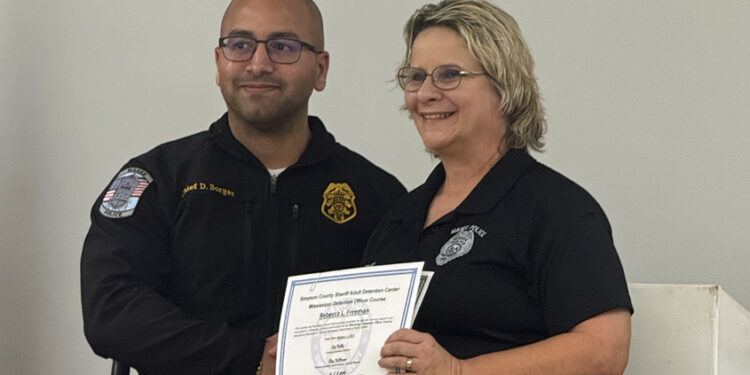 Congratulations to Becky Freeman, Jail & Dispatch Administrator City of Magee