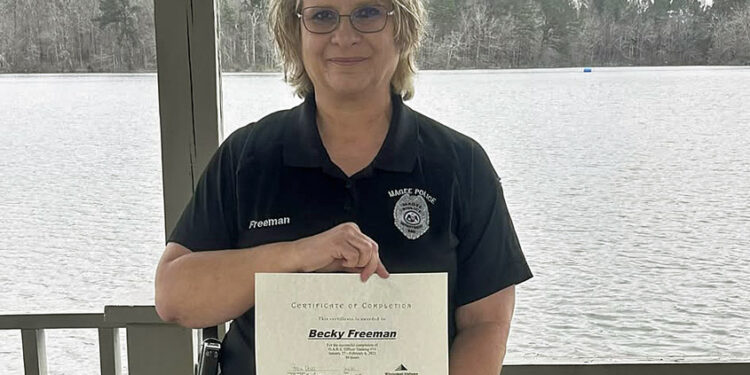 Magee Officer Becky Freeman graduates from the National DARE Program