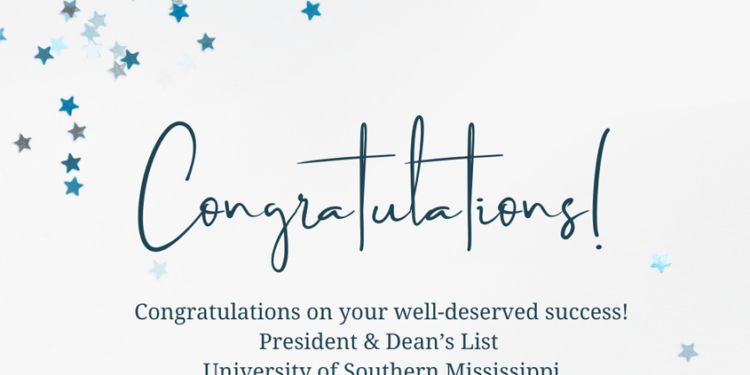 Southern Miss Releases President’s and Dean’s Lists for Simpson County