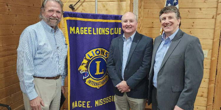 Lion Joe McNulty welcomes Chad Netterville & Richard Roberson