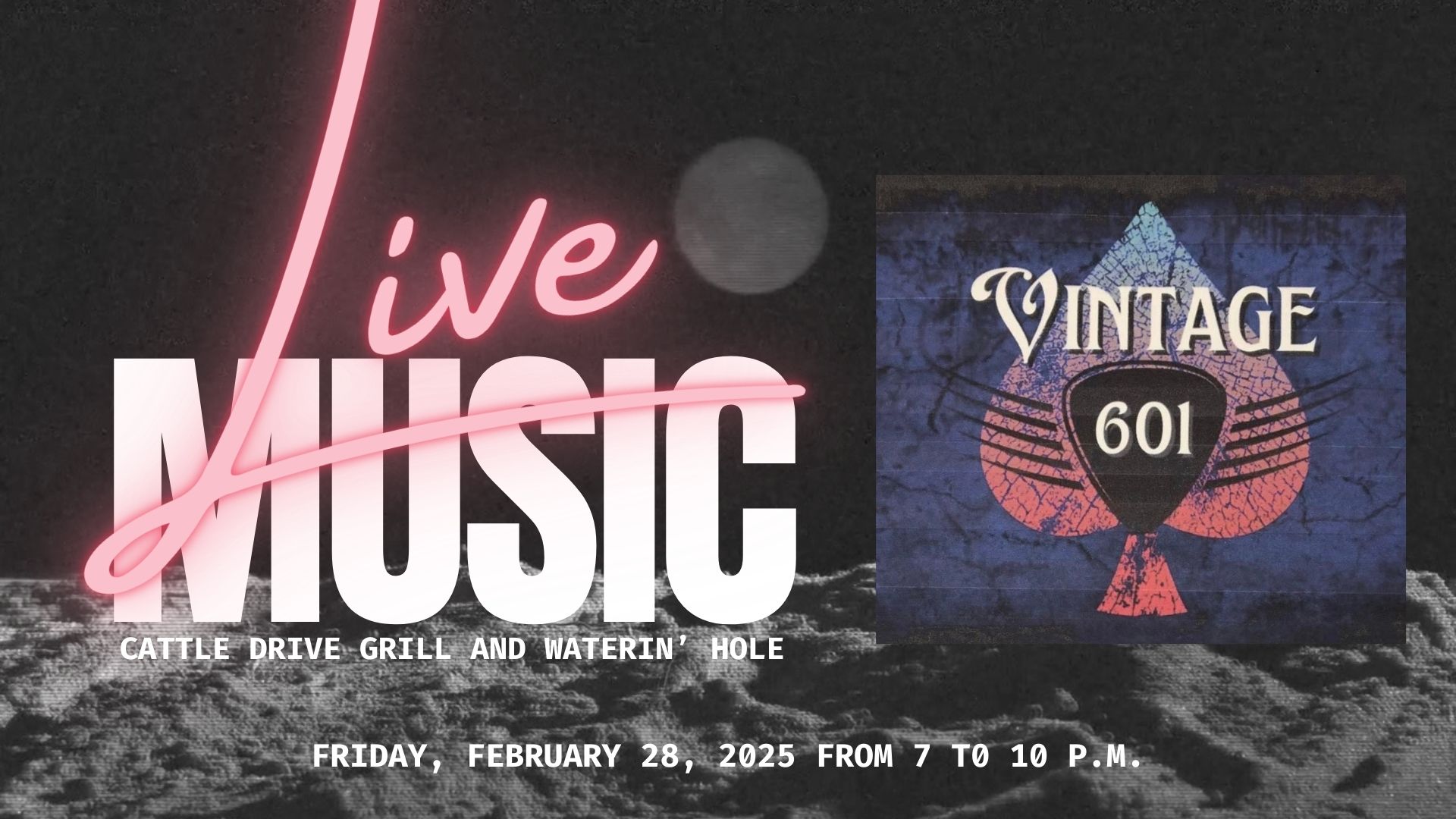 Vintage 601 LIVE at Cattle Drive