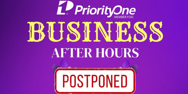 PriorityOne Business After Hours Postponed Due to Weather