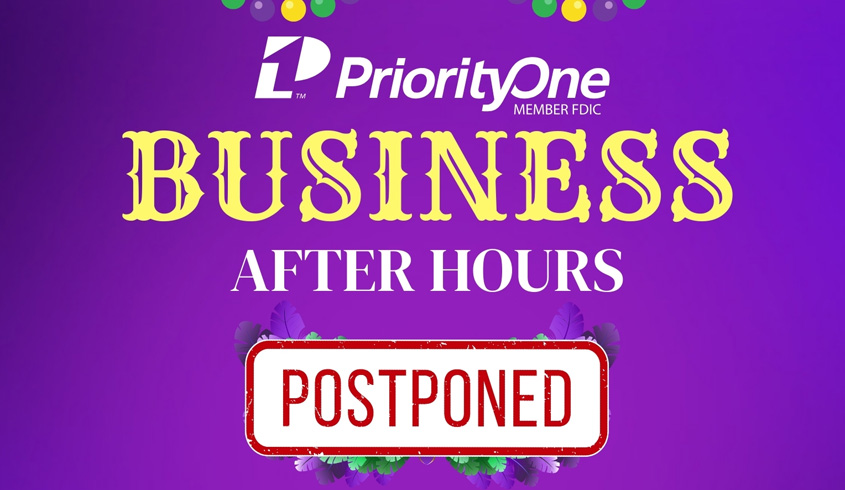 PriorityOne Business After Hours Postponed Due to Weather