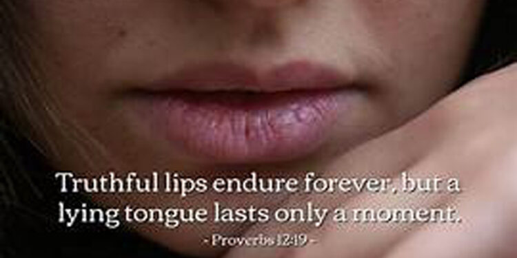 A deceitful tongue crushes the spirit