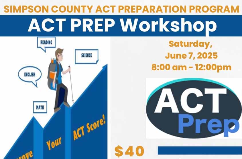 ACT Prep Workshop June 7th 8AM-12PM. Sign up now!