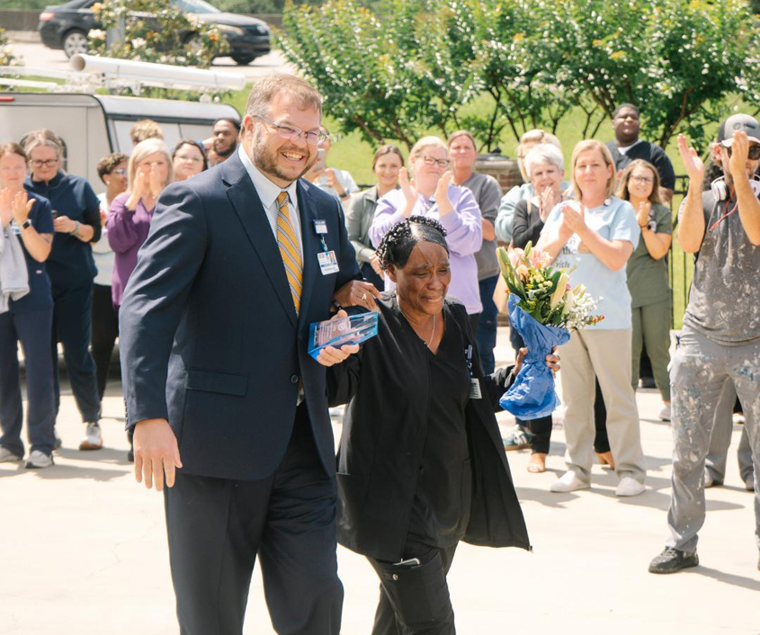 Rennette Barnes Named Employee of the Year @ South Central Regional Medical Center