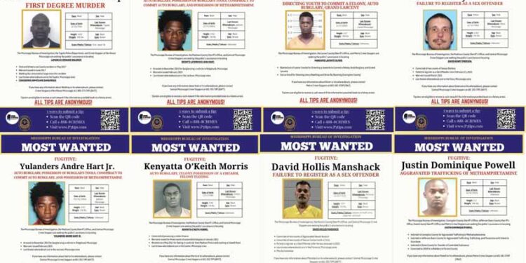 Mississippi’s Most Wanted
