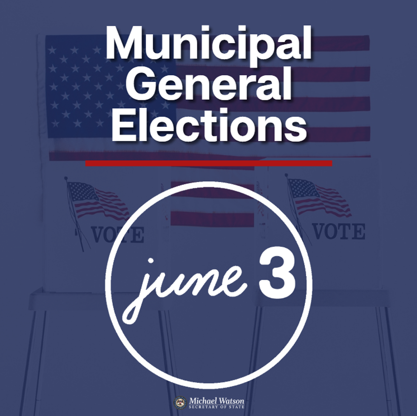 Municipal General Elections June 3rd