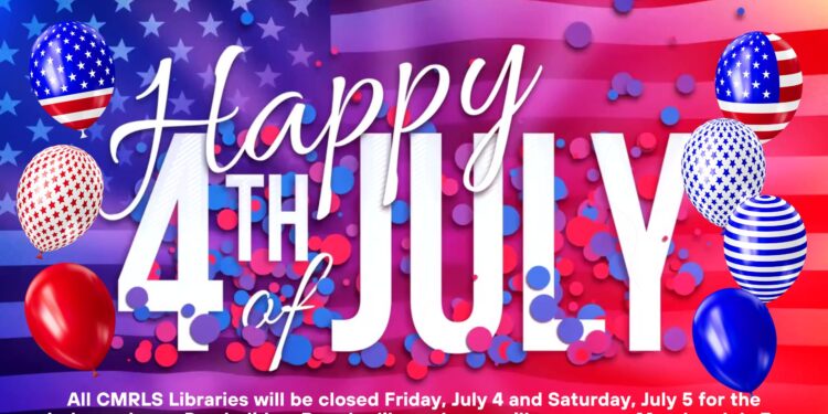 Magee Public Library Will Be Closed on July 4